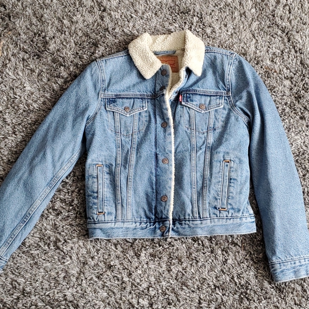 Sherpa Lined Denim Jacket